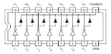 达林顿管ULN2003/2004与之相配的KEC