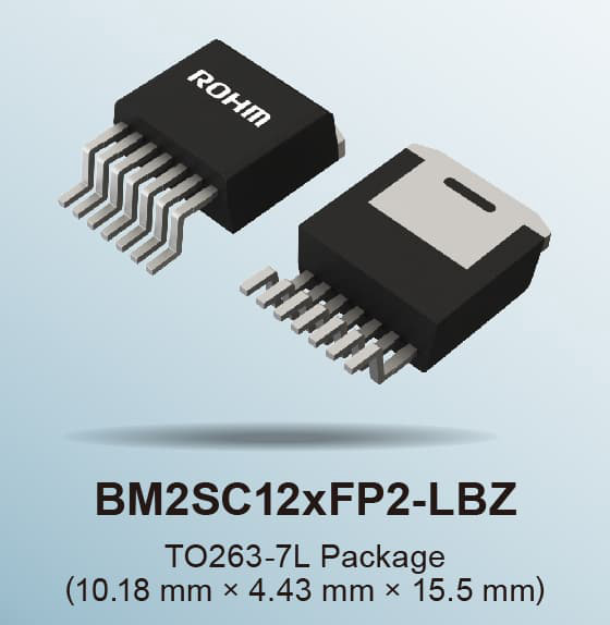 ROHM推出内置1700V SiC MOSFET的小型表贴封装AC/DC转换器IC“BM2SC12xFP2-LBZ”——有助于大幅削减工厂的安装成本，并为工业设备提供更小型、更高可靠性及更节能的解决方案~