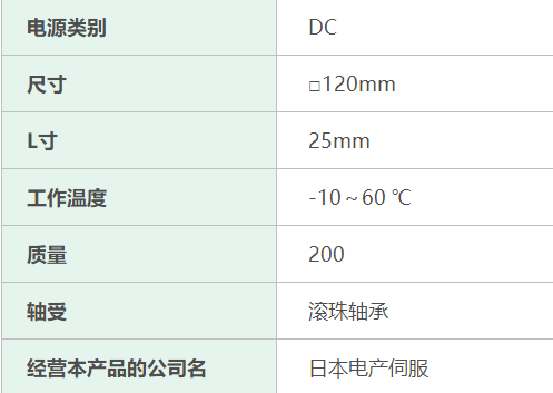 Nidec尼得科D1225C12B4AZ-00直流轴流风扇
